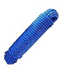 Pangolino - Seil 8 mm 20 m Polypropylenseil blau/schwarz - Bruchlast: 700kg, 20 m x 8 mm